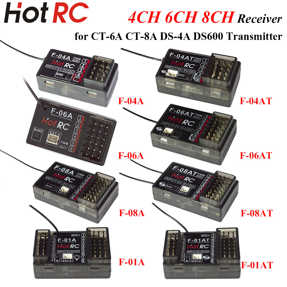 HOTRC 2.4Ghz 4/6/8 ช่องสัญญาณ  - Drone Racing Receiver บทวิจารณ์และราคา