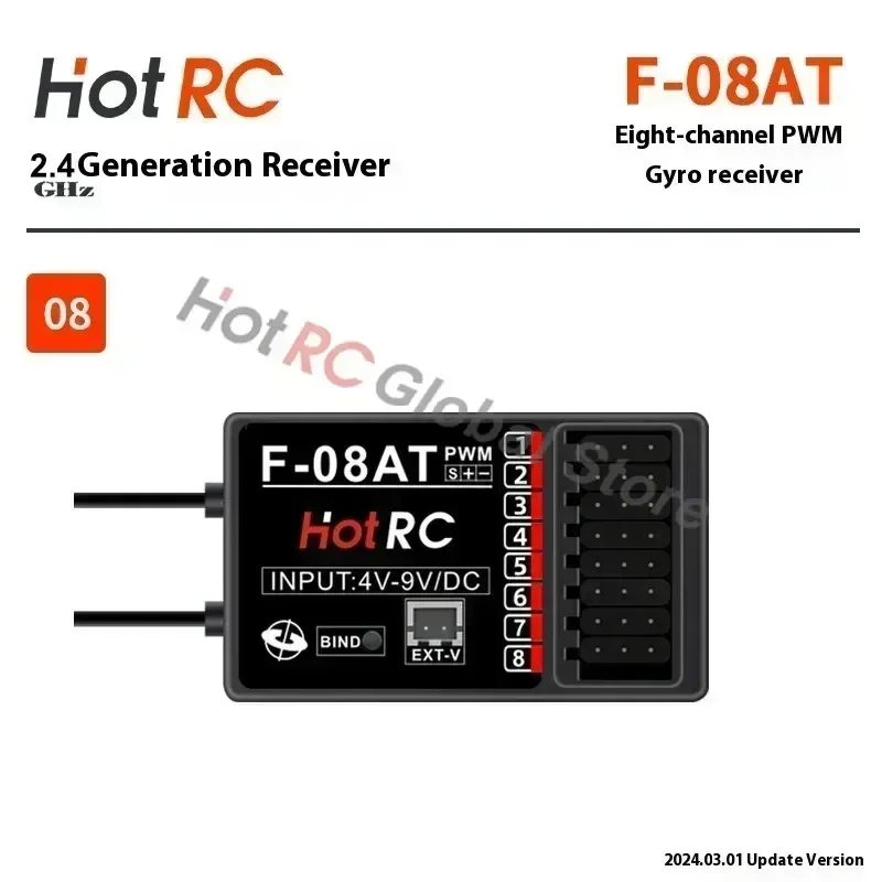 HOTRC 2.4Ghz 4/6/8 ช่องสัญญาณ  - Drone Racing Receiver บทวิจารณ์และราคา