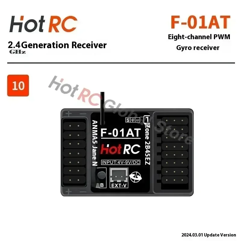 HOTRC 2.4Ghz 4/6/8 ช่องสัญญาณ  - Drone Racing Receiver บทวิจารณ์และราคา